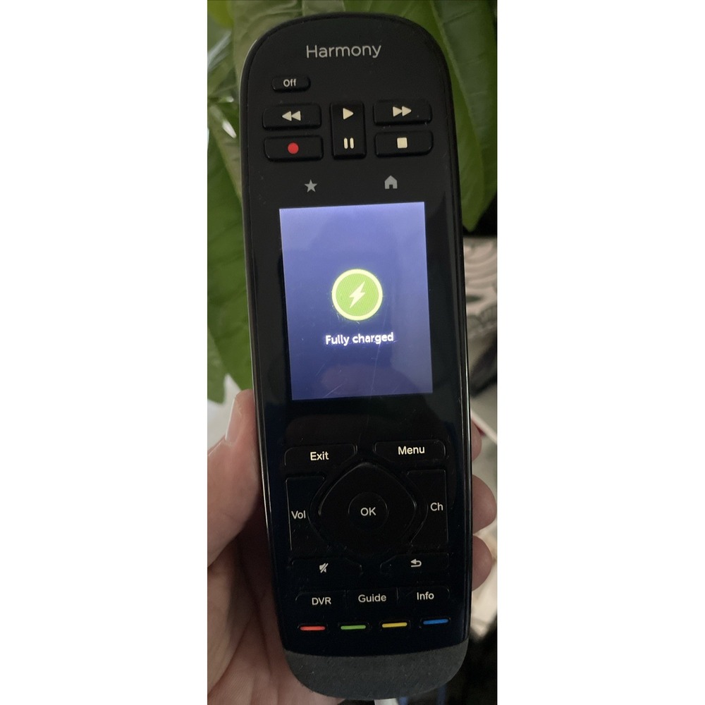 Logitech Harmony Color Touch Screen N-R0006 Remote Control Black No USB Included